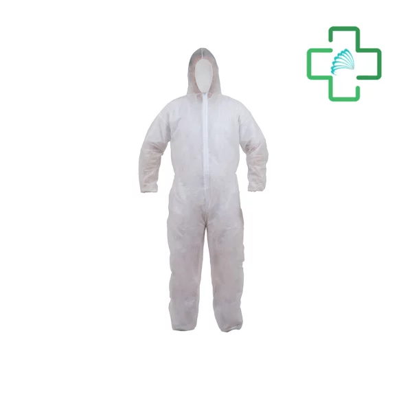 Buzo Blanco con Capucha Polipropileno 35g Desechable