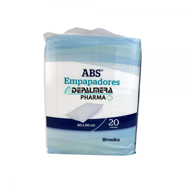 Empapador desechable ABS de 60x60 cm, paquete de 20 unidades.