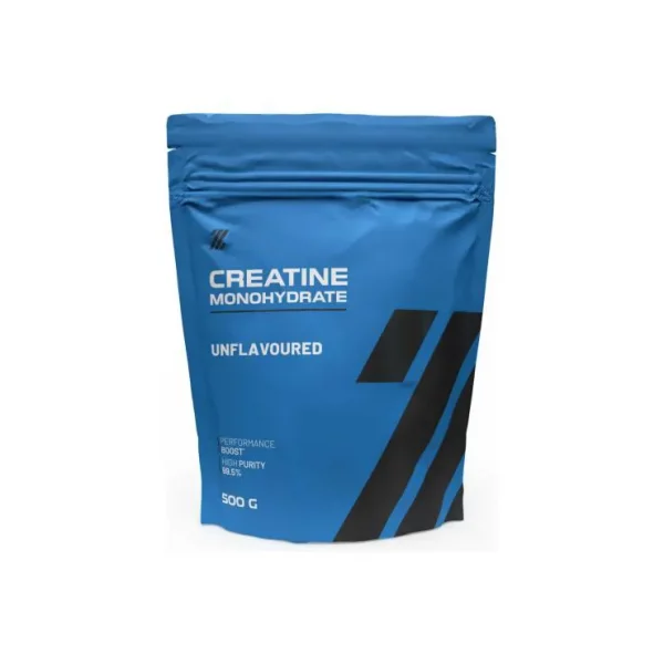 Creatina Monohidrato 500g, suplemento en polvo para aumentar el rendimiento y la masa muscular.