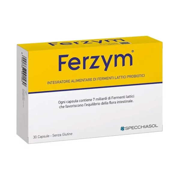 Ferzym Plus 30 cápsulas – Probióticos y prebióticos para la flora intestinal