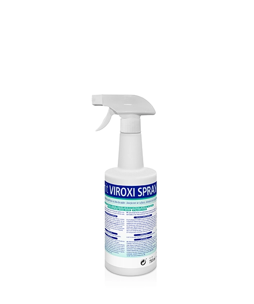 Spray desinfectante virucida SANIT VIROXI 750 ml para superficies clínicas