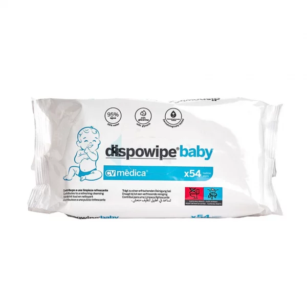 Toallitas húmedas Dispowipe Baby CV Médica – cuidado e higiene para bebés