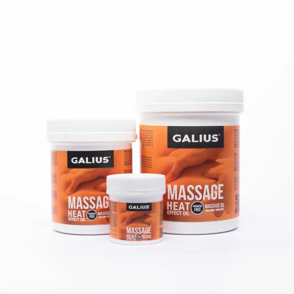 Aceite Sólido Efecto Calor Galius Pro – Aceite profesional para masaje deportivo y fisioterapia