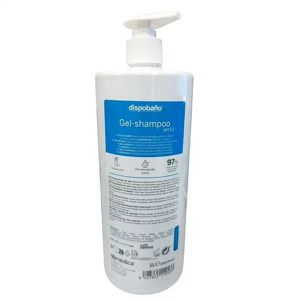 Gel y Champú CV Médica 1L envase con dosificador