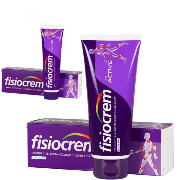 Fisiocrem Gel Active – formatos 60 ml y 200 ml para alivio muscular natural