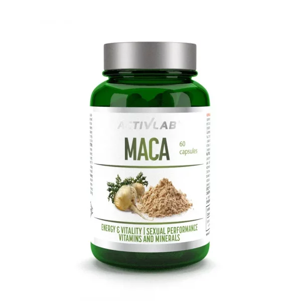 Maca Activlab 60 cápsulas – Suplemento adaptógeno de raíz peruana