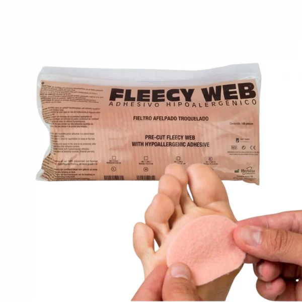 Apósito estéril Fleecy Web troquelado 7,5 × 5 cm /8,6x5cm – bolsa 100 unidades