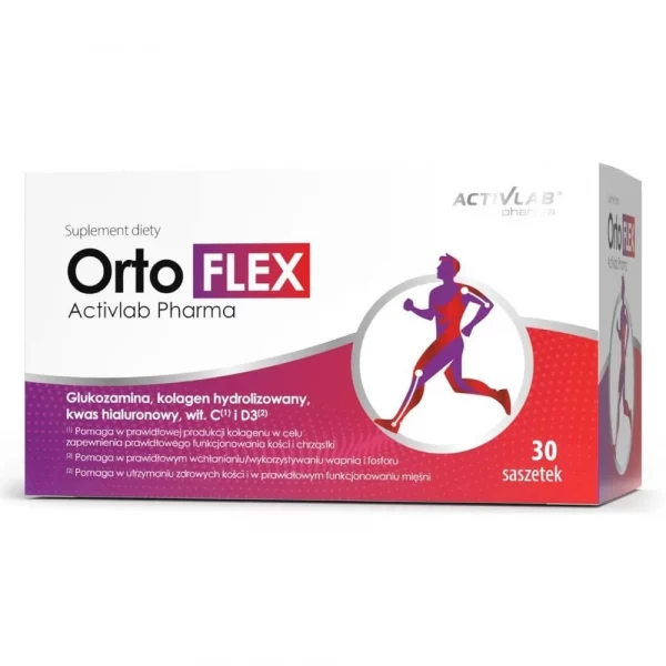 Suplemento articular Ortoflex Activlab en sobres con colágeno y MSM