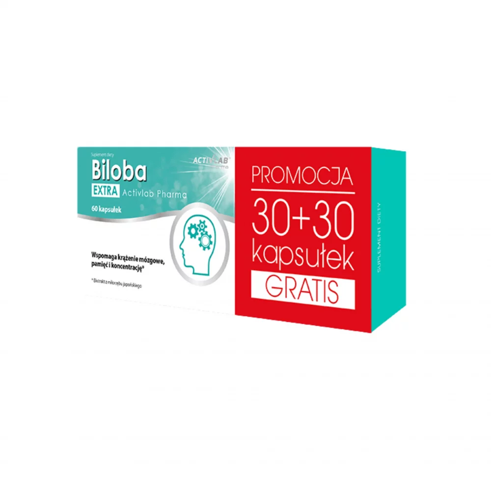 Biloba Extra Activlab Pharma 60 cápsulas Ginkgo biloba