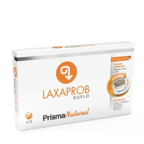 axaprob Prisma Natural 15 comprimidos bicapa 870 mg – Regulador del tránsito intestinal