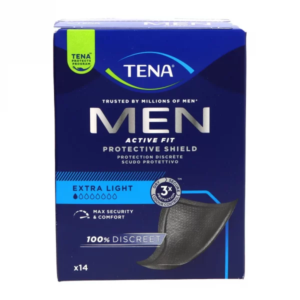 TENA Men Level 0 Escudo 14 unidades – Protección discreta para hombres