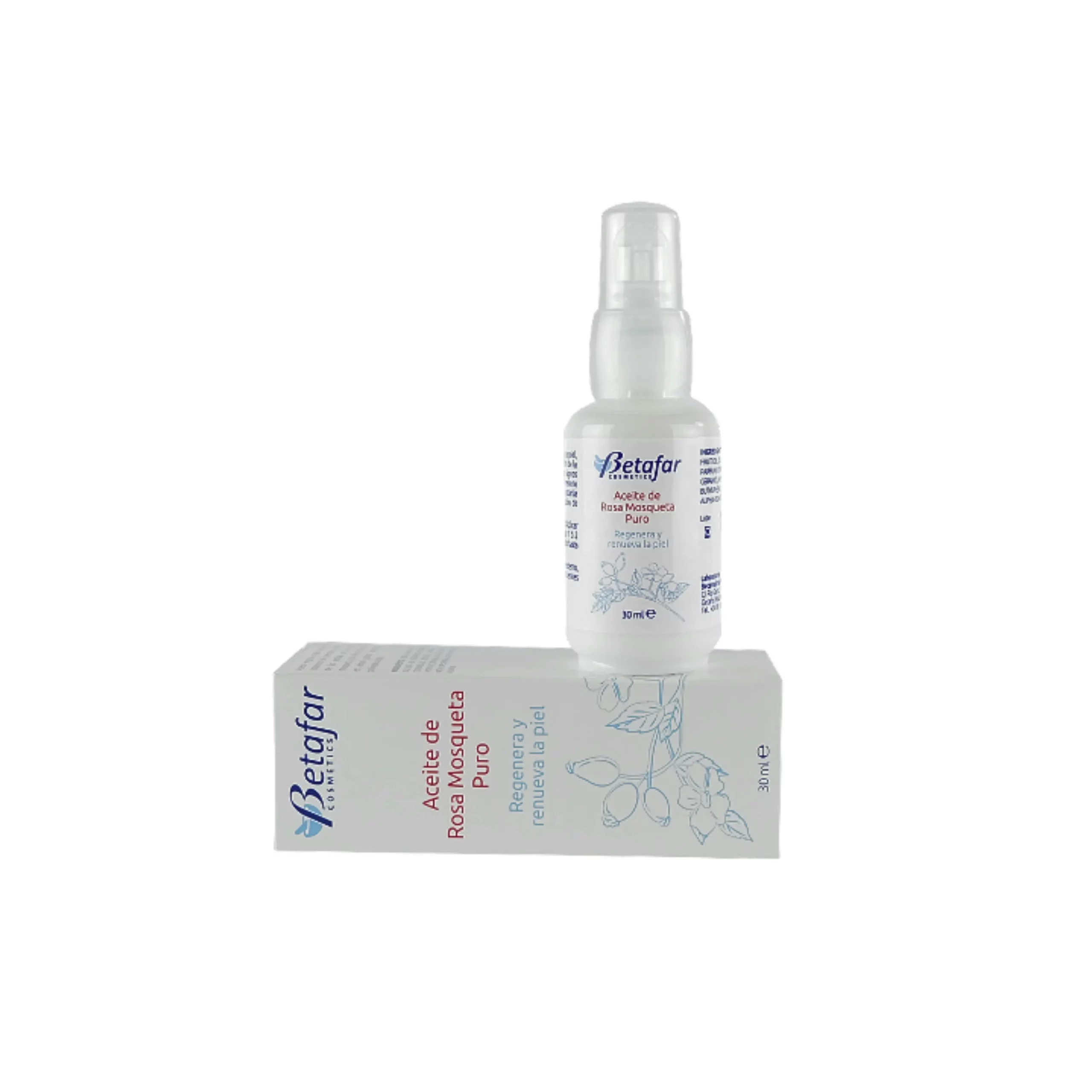 Aceite de rosa mosqueta Betafar 30 ml regenerador para cicatrices manchas y arrugas