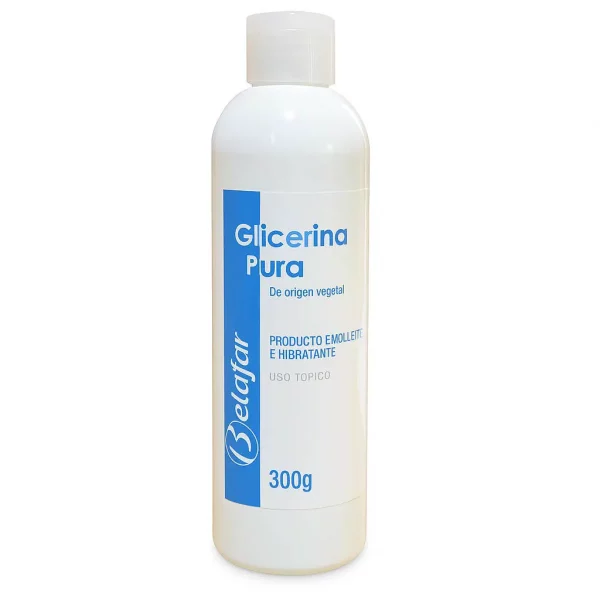 Glicerina pura Betafar 300 g humectante líquido para piel seca y cosmética