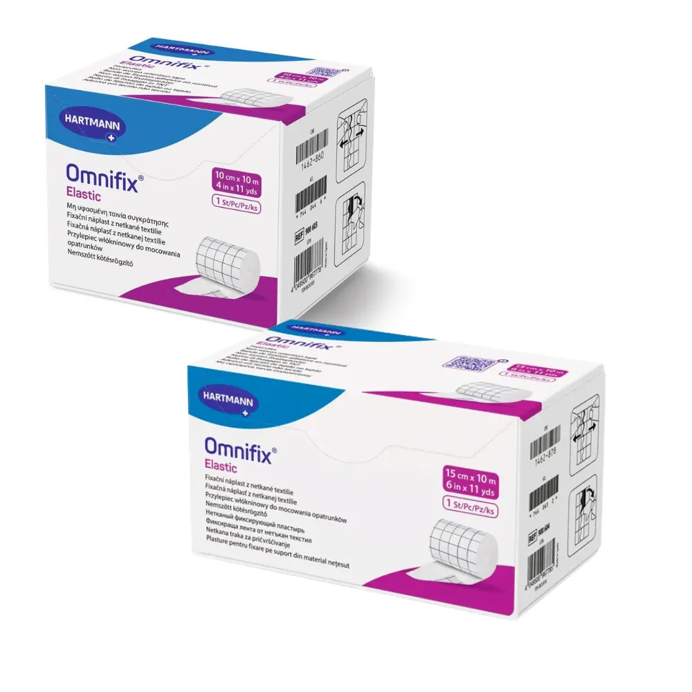 Apósito de fijación elástico Omnifix Elastic medidas 10x10 y 10x15
