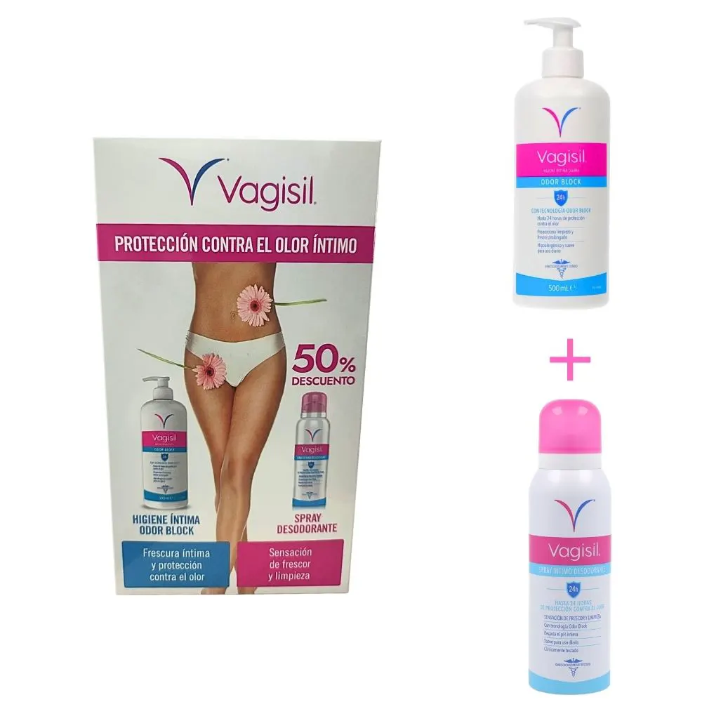 Rutina Protección Contra el Olor Íntimo Vagisil – Gel y Spray Odor Block