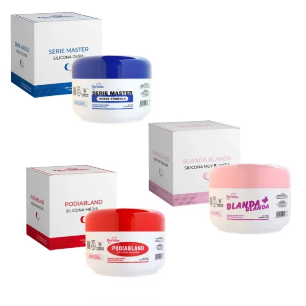 Silicona Herbitas 50g para órtesis podológicas - Durezas Blanda Media y Dura