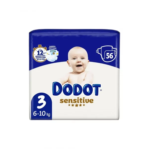 DODOT Sensitive T3 56 unidades