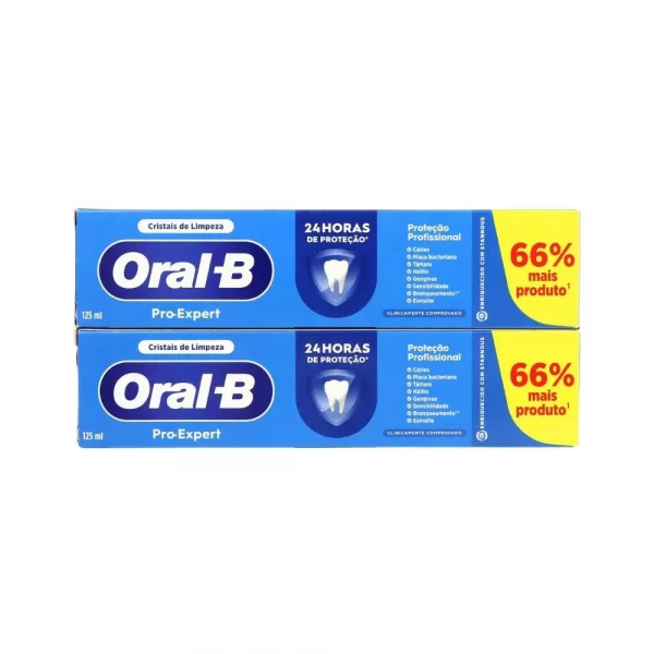 Pack Duplo Oral-B Pro-Expert Protección Profesional 2x75ml pasta de dientes