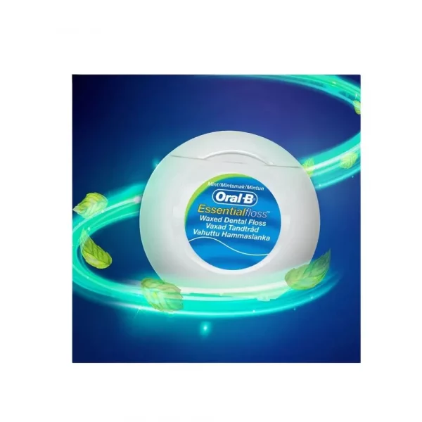 Seda dental Oral-B EssentialFloss cera menta 50 m