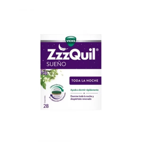 ZzzQuil Sueño Toda la Noche 28 comprimidos