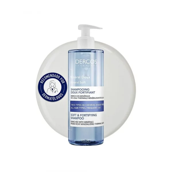 Vichy Dercos Champú Mineral uso frecuente cabello y cuero cabelludo