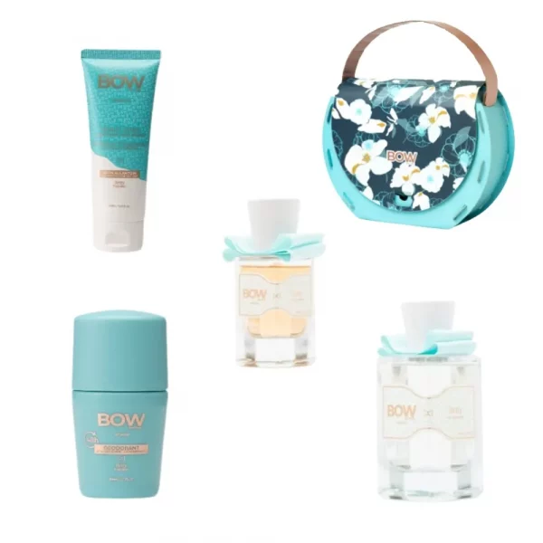 Gama completa Bow New York Betty colonia crema y desodorante oriental floral jazmin cacao