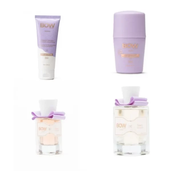 Gama completa Bow New York Nancy colonia crema y desodorante floral blanco jazmin nardo