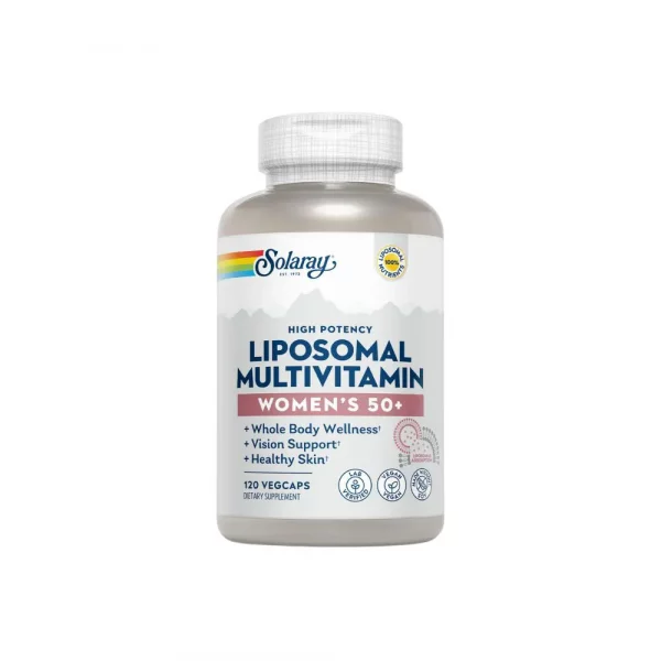 Solaray Liposomal Multi Womens 50+ 60 Vegacaps suplemento multivitamínico para mujer