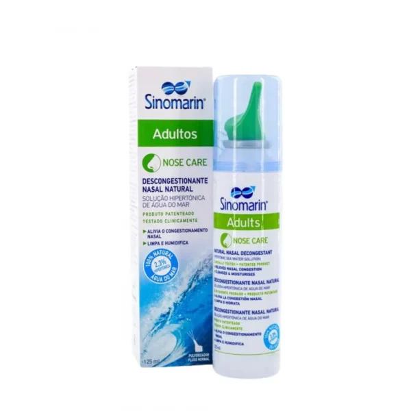 Sinomarin Adultos Spray Nasal 125ml limpieza natural y descongestión