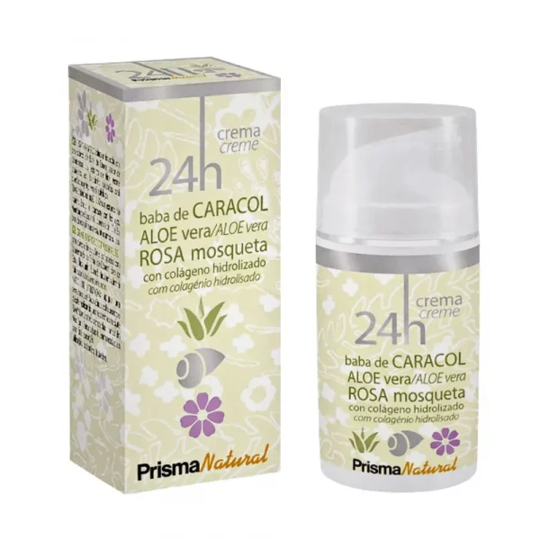 Tarro de Crema Facial de Baba de Caracol Prisma Natural 100ml.