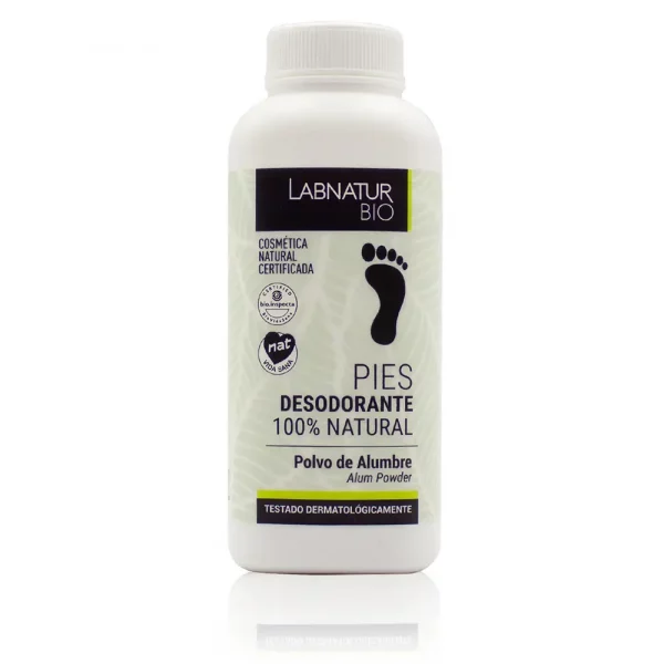 Desodorante para Pies Bio Natural Alumbre en Polvo Labnatur 100 g